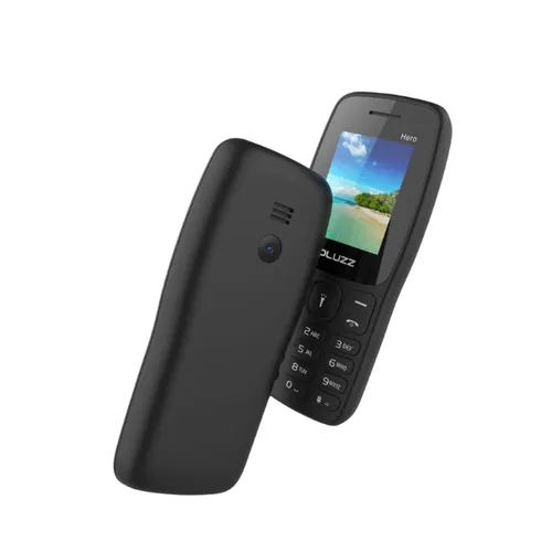 Pluzz Hero Button Phone - Black