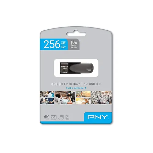 PNY 256GB Turbo Attache 4 USB 3.0 Flash Drive