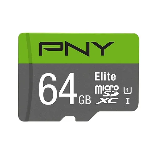 PNY 64GB Elite Class 10 U1 micro SDXC Flash Memory Card