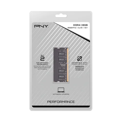 PNY DDR4 8GB 2666MHZ NOTEBOOK(5y)