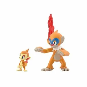 Pokemon Scale World – Sinnoh Region Chimchar and Monferno Two-Pack