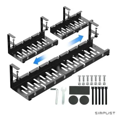 POKIPO Under Desk Cable Management Tray