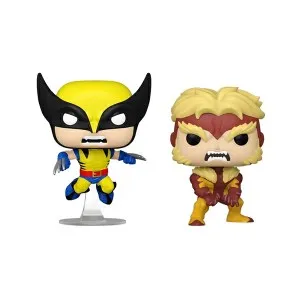 Pop! Marvel: Wolverine & Sabretooth 2-Pack