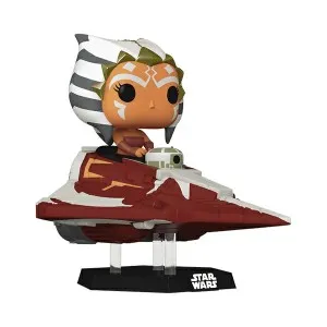 Pop! Rides Super Deluxe Star Wars: Ahsoka Tano in Delta 7 Jedi Starfighter