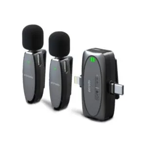 Porodo Dual Connector Lavalier Microphone Dual Mic