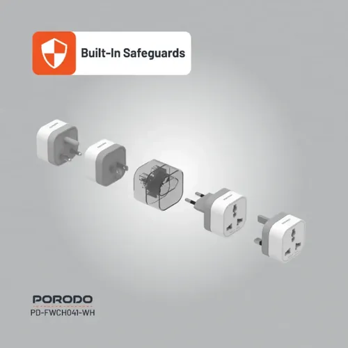 Porodo FWCH041 Universal Travel Adapter
