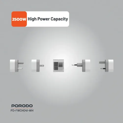 Porodo FWCH041 Universal Travel Adapter