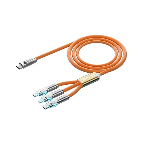 Porodo Multi-Connector Swivel Fast Charging Cable