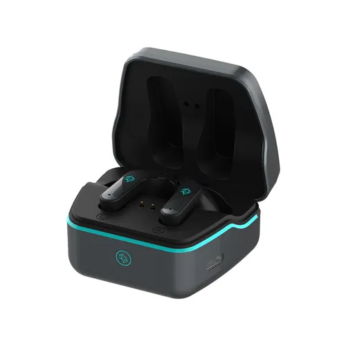 Porodo PDX419 Ultra Low-Latency Dual Mic with ENC RGB Gaming Earbuds