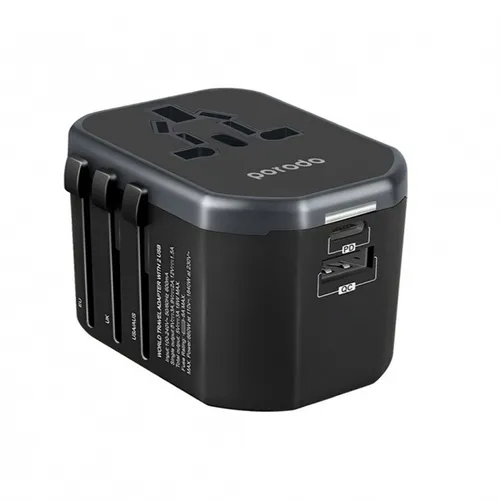 Porodo QC3.0 Dual Port PD Universal Travel Charger