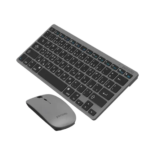 Porodo Super Slim Portable Bluetooth Keyboard and Mouse Combo