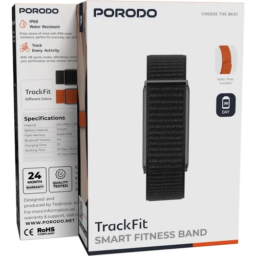Porodo Track fit Screenless Smart FitBand