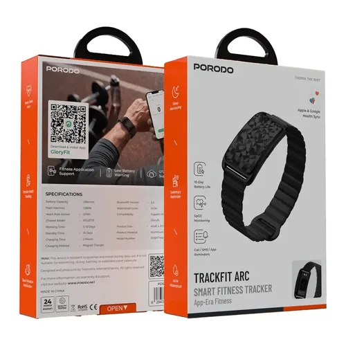Porodo TrackFit Arc Smart Fitness Band