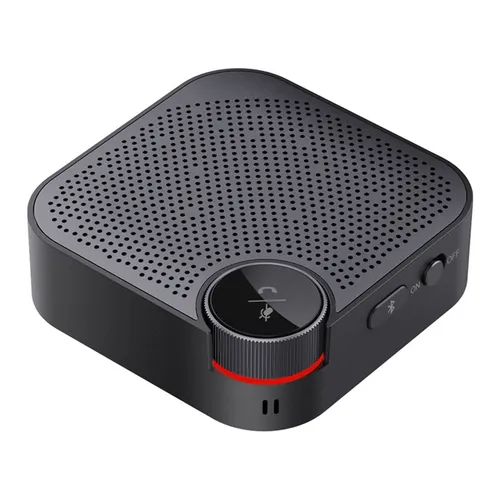Porodo Wireless Bluetooth Conference Speaker with 3M Distance Omni-Directional Audio Pickup