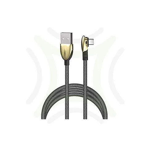 Porodo Zinc Alloy High-Density Braided Gaming Type-C Cable