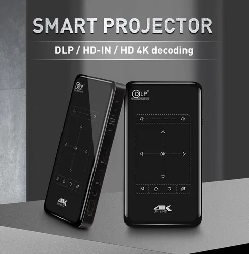Portable Mini Projector With 4K and 3D Support -P09-ii