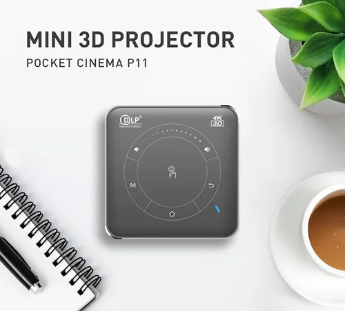 Portable Mini Projector With 4K and 3D Support -P11