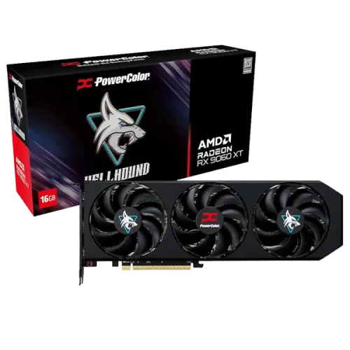 PowerColor Hellhound AMD Radeon RX 9060 XT 16GB GDDR6