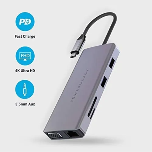 Powerology 11-in-1 USB-C Hub