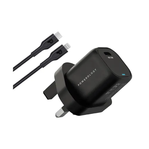 Powerology 33W GaN PD Charger – Black