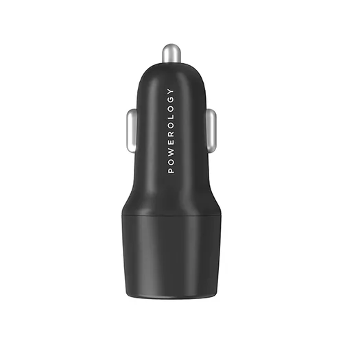 Powerology 45W Ultra Quick Dual Type-C Car Charger
