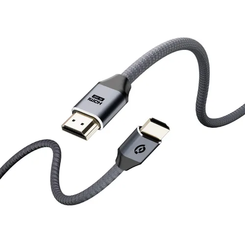 Powerology 8k Hdmi Cable 24k Gold Plated Connectors 2m Cable - PWHDC2M-GY