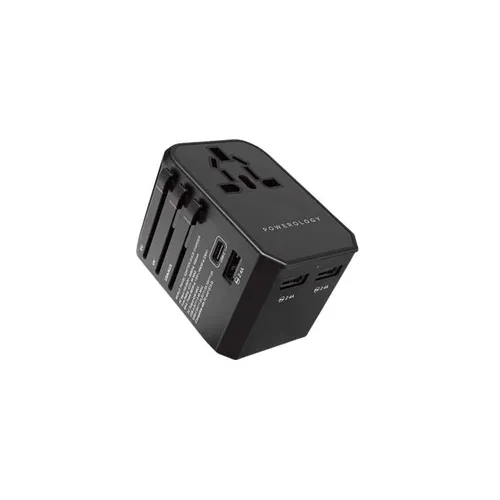 Powerology Universal 45W Multi-Port Travel Charger