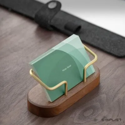 Premium Walnut Card Holder – (“C Level” Collection)