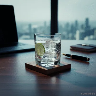 Premium Walnut Square Coasters (Pack of 2) – “C” Level Collection