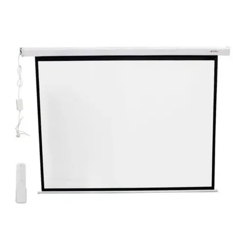 Projection Electric Screen And Remote Control 96-96” 1-1 Matte White (2438-2438mm)