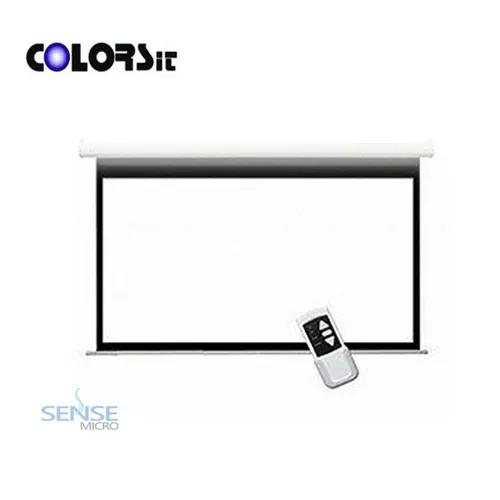 PROJECTOR SCREEN - COLORSIT ES10120 120''*120'' 1:01(10*10) ELECTRIC(remote no warranty)