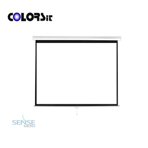 PROJECTOR SCREEN - COLORSIT WS1080 80''*80'' 1:1(6.5*6.5) MANUAL WALL