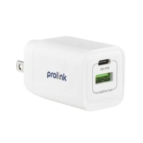 Prolink GT-23301 33W 2-Port Travel Wall Charger