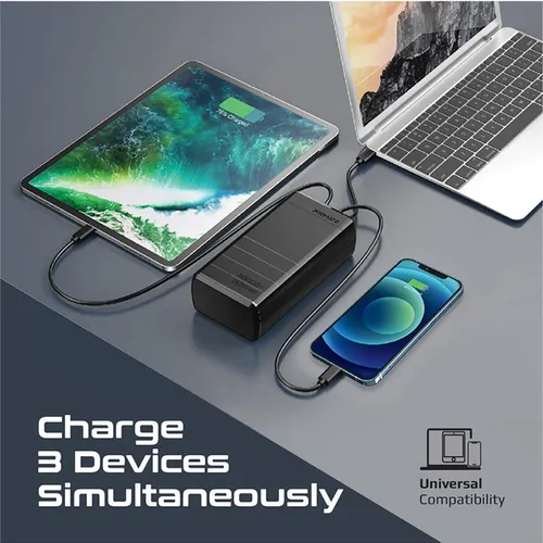 Promate 130W Quick Charging 38000mAh Power Bank