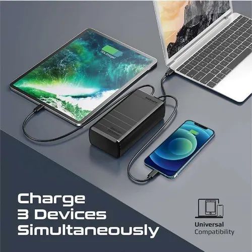 Promate 130W Quick Charging 38000mAh Power Bank