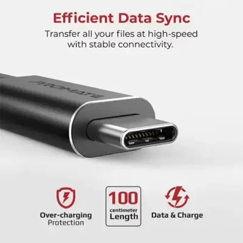 Promate Fabric Braided USB to Type-C Cable