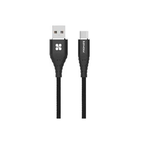 Promate Fabric Braided USB to Type-C Cable