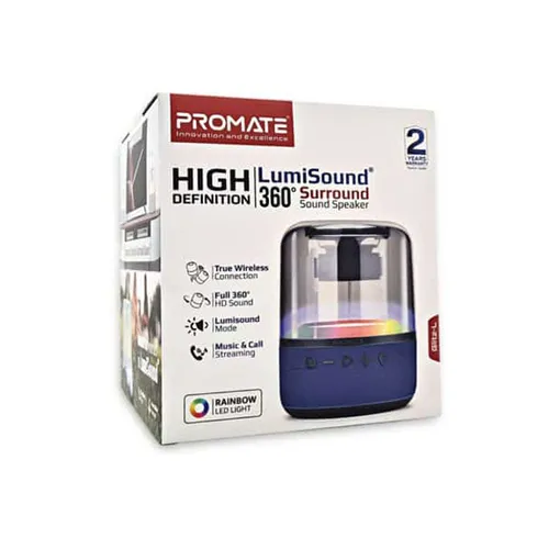 Promate LumiSound Glitz-L 360 Surround Sound Speaker