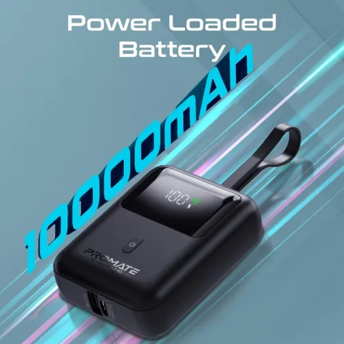 Promate PowerPod 10 10000mAh 35W Fast Charging Power Bank