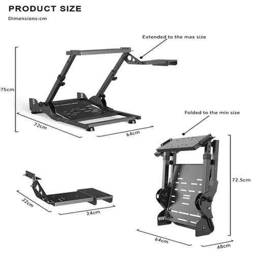 PXN A10 Foldable Racing Wheel Stand