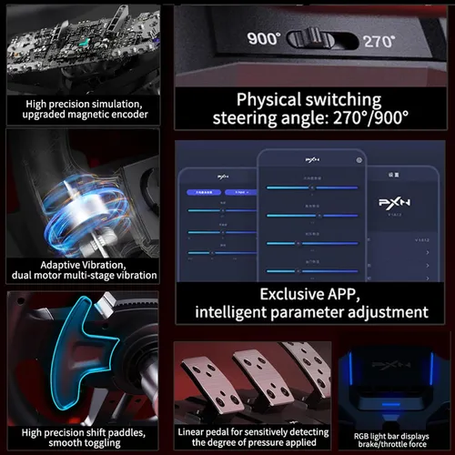 PXN V9 Gen2 Racing Steering Wheel