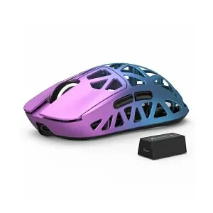 R2 Magnesium Alloy PAW3950 Gaming Mouse 8K – Purple & Blue
