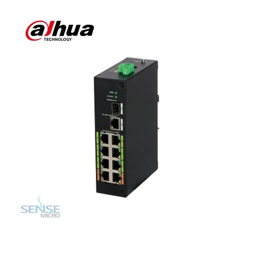 RACK MOUNTABLE SWITCH - DAHUA DHI-LR2110-8ET-120 8 PORT ePoE