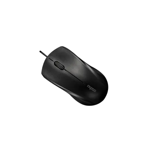 RAPOO N1200 SILENT WIRED OPTICAL MOUSE(3y)