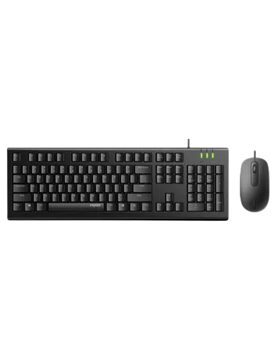 RAPOO X120PRO USB Wired Keyboard & Mouse Combo