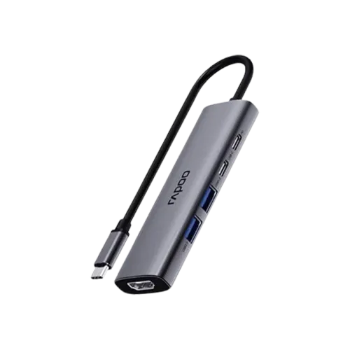 RAPOO XD51 100W PD,4K HDMI ,3.0USBx2 ,USB-C CONVERTOR HUB(1y)