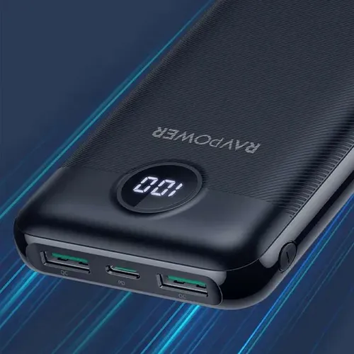 RAVPower RP-PB1205 PD Pioneer 20W 3-Port 20000mAh Power Bank