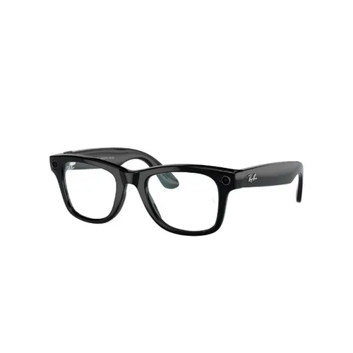 Ray-Ban RW4006 Meta - Shiny Black - Clear Wayfarer