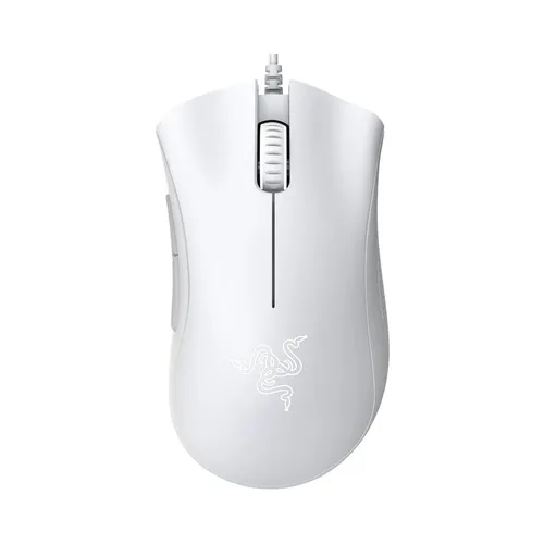 Razer DeathAdder Essential - Ergonomic Wired White Gaming Mouse
