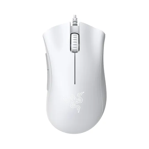 Razer DeathAdder Essential - Ergonomic Wired White Gaming Mouse